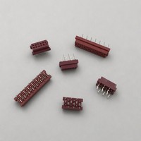 Connecteur de têtes de bornes IDC rouge 2,54 mm LL1033-2D, connecteur Micro Match