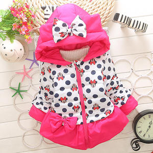 Douce petite fille modèles veste d'hiver fille enfants Minnie vestes - Product Image 1
