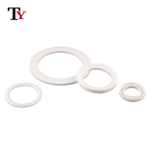 Pièces de valve à bride en PTFE haute température sur mesure, assise de vanne à boisseau sphérique, rondelle plate et composants d'étanchéité pour <span class=keywords><strong>pompe</strong></span> - Product Image 5