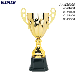 Elor Trophée classique grec ancien en argent doré très grand avec figurines d'aigles volants pour souvenirs de club de grande classe - Product Image 3