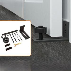 Guide <span class=keywords><strong>de</strong></span> sol pour <span class=keywords><strong>porte</strong></span> coulissante <span class=keywords><strong>de</strong></span> grange, design encastré, montage mural, rouleau inférieur réglable, plat, anti-rayures, quincaillerie pour <span class=keywords><strong>porte</strong></span> <span class=keywords><strong>de</strong></span> grange - Product Image 1