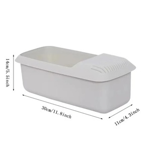 Caja de Plástico Reutilizable para Pasta, Vaporera de Verduras para Microondas, Cocción de Fideos y Pasta con Colador, Accesorios de Cocina - Product Image 2