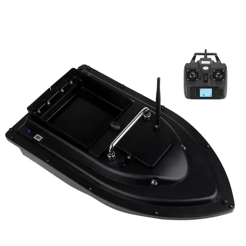 Barco De Pesca RC Con Control Remoto 2.4GHz, Doble Cajón De Cebo De 2 Kg, Batería 5200mAh Para 90 Min De Autonomía, Alcance De 400-500 M