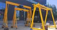 Grue portique d'entrepôt sans rail électrique télécommandée sur pneus, 1, 2, 3 et 5 tonnes, en promotion