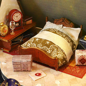 Maison de poupée pour filles, accessoires de maison de poupée, scène de micro-paysage <span class=keywords><strong>en</strong></span> <span class=keywords><strong>bois</strong></span> Luna Magic, ornement de château de maison de poupée - Product Image 6