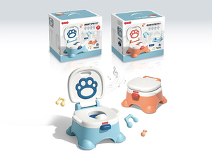 Infantile Puzzle éducation capteur <span class=keywords><strong>musique</strong></span> bébé pot pipi <span class=keywords><strong>caca</strong></span> formateur enfant en bas âge toilette jouets Train chaise siège escabeau pot jouets enfants - Product Image 2