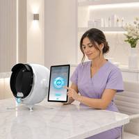 Analyseur de peau facial 3D intelligent de haute qualité, portable, pour salon de beauté, utilisant la technologie de photographie 3D