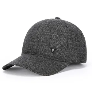Gorra de béisbol con logotipo personalizado de alta calidad, tela compuesta Real, forro de satén de nailon, ala curva, sombrero de estilo de negocios para hombres - Product Image 2