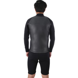 بدلة غطس مخصصة للرجال/النساء 1 من قماش Neoprene CR قميص ركوب الأمواج بأكمام طويلة جاكيت رياضي سباحة مريح ودافئ - Product Image 2