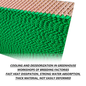 Nouvelle couverture de refroidissement évaporatif en papier avec cadre et pompe pour le refroidissement des serres d'élevage de bétail et de volailles sur les fermes - Product Image 2