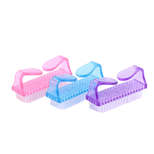Disposable Nail <b>Dust</b> Cleaning <b>Brush</b> Soft Nylon Hair Plastic Handle Pedicure Manicure Tool - Product Image 3