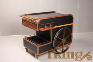 Wijn Food <span class=keywords><strong>Trolley</strong></span> Kar Rose Goud Luxe Zwart Modern Hotel Meubelen Keuken Kar Andere Eetkamer Meubels <span class=keywords><strong>Trolley</strong></span> - Product Image 4