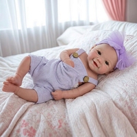 Poupées reborn réalistes 42 cm/18 pouces, nouveau-né fille réaliste en silicone intégral, accessoires, certifiées CE, collection de cadeaux de fêtes
