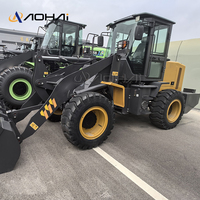 Huade 3ton 5ton Mini Front End Wheel Loader dengan Bucket Grapple Log yang Dilengkapi Komponen Motor Pompa Mesin Inti Efisiensi Tinggi