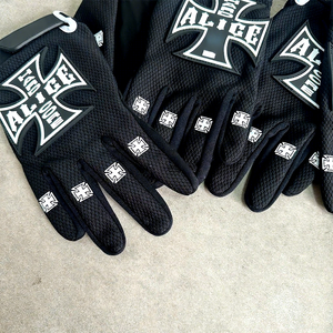 Alice for Cross PU Wrist-Length Motorcycle Gloves with Adjustable Strap for Beach Use Needle-Detecting <strong>ASAP</strong> Rocky Style - Product Image 5