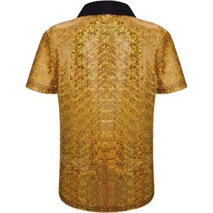 2025 Boys Disco Shirt with Sequins Button Down 70s Party Costume Kids <b>Performance</b> <b>Wear</b> B0DF2LDXH7 - Product Image 3