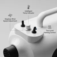 Sèche-cheveux pour animaux de compagnie puissant à double moteur à vitesse réglable B22-2300 avec contrôle intelligent de la température et 3000W
