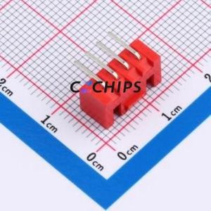 ZX-HA2.54-4PWZ-R Wire-to-Board Pin Header Bent Lead Through Hole,P=2.5mm Connector 1x4P 2.5mm Right Angle Insert XHB - Product Image 2