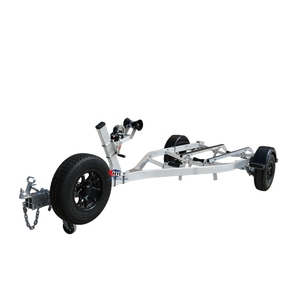 <span class=keywords><strong>Remorque</strong></span> <span class=keywords><strong>de</strong></span> <span class=keywords><strong>bateau</strong></span> en aluminium à essieu simple <span class=keywords><strong>de</strong></span> 4,8 m (15 pi) avec lits en polyéthylène, numéro VIN et licence DOT pour petits bateaux <span class=keywords><strong>de</strong></span> pêche - Product Image 2