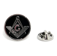 Pin de Solapa Masónico 3D Personalizado de Alta Calidad, Compás Cuadrado, Esmalte Dorado, Broche Masónico, Accesorio para Traje, Regalo para Hombres