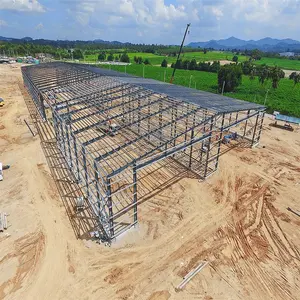 High Quality Wholesale Light Metal Fabricated Structural Portal Steel Frame Structure Warehouse Building