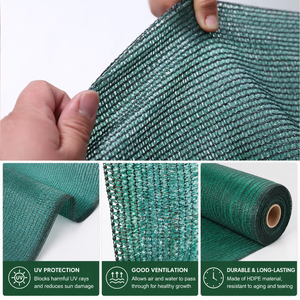 Filet d'ombrage agricole en tissu tricoté HDPE <span class=keywords><strong>vert</strong></span> foncé Gallant, résistant aux UV, taux d'ombrage 30%-90%, pour la protection des cultures en serre - Product Image 3