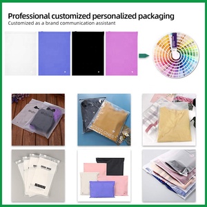 Zip khóa bao bì túi quần áo khóa sinh thái thân thiện đại dương ràng buộc nhựa tái chế Túi Frosted Dây Kéo Túi cho Tshirt bao bì - Product Image 5