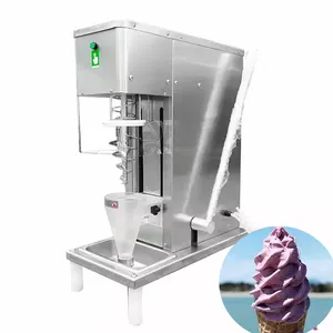 现代商用旋钻酸奶真水果冰淇淋搅拌机/旋钻冰淇淋机/奶昔