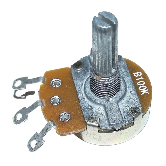 B104 Low Cost Bourns Potentiometer B100K 25mm Carbon Single Joint Potentiometer