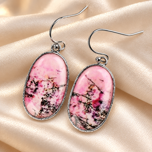 Orecchini Pendenti Vintage Rosa Testurizzati per Donne, Gioielli Eleganti e alla Moda - Product Image 3