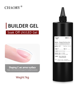 CHAORY 1kg professionale salone di bellezza all'ingrosso Uv Led Hema gratis Vegan Gel smalto trasparente cappotto di Base con il tuo Logo - Product Image 4