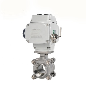 วาล์วควบคุมการไหลของน้ำแบบมอเตอร์ ขนาด 2.5 นิ้ว 2 ทาง 3 ทาง เกลียว BSP ใช้ไฟ 12V DC24V พร้อมแอคชูเอเตอร์ - Product Image 3