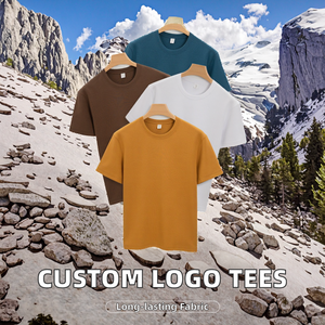 T-shirts en coton 200 g/m² en gros, personnalisables avec logo, manches courtes, couleur unie, coupe ample unisexe, style décontracté - Product Image 3