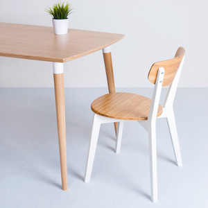 Ensemble table et chaises en bambou Zhuyijia Nan pour petits appartements, style nordique en bois massif pour usage domestique - Product Image 2