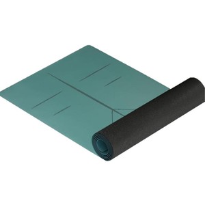 Esterilla de yoga de caucho natural PU, gruesa y ancha, antideslizante de doble cara, para hombres y mujeres, para entrenamiento físico y danza. - Product Image 5