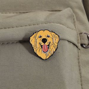 Emaille-Anstecknadel Deutscher Schäferhund, Niedliche Wachhund-Cartoon-Tier-Brosche, Reversnadel, Schmuck, Geschenke für Freunde - Product Image 3