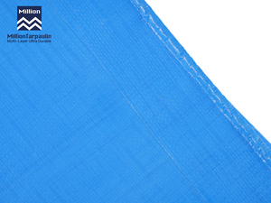 Lona de Polietileno (PE) Million Double Blue, Material Normal, 140 g/m², Impermeable, con Protección UV, <span class=keywords><strong>para</strong></span> Camiones y Construcción - Product Image 2