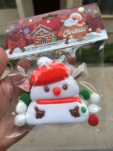 Nouvelle série de jouets anti-stress de Noël, jouets anti-stress mignons en TPR, bonhomme de neige et Père Noël de Noël - Product Image 3