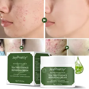 Marque privée corée soins de la peau ensemble d'arbre à thé bio crèmes anti-acné hydratantes sérum pour le visage crème pour le visage pour l'acné des taches sombres