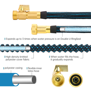 Maison & jardin <span class=keywords><strong>yardworks</strong></span> automatique enrouleur de tuyau d'arrosage rétractable 50ft Double couche en latex pour Voiture Jardin Tuyau Tuyau - Product Image 5