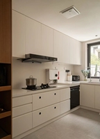 Ensemble d'armoires de cuisine modulaires en aluminium alvéolé, fabrication directe usine, taille personnalisée, finition bois, bicolore, résistant à l'eau