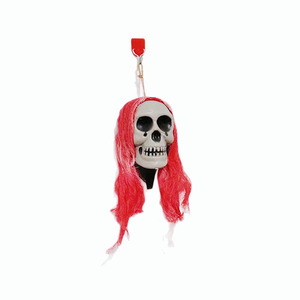 Decoración de Halloween: Pequeño colgante de esqueleto de gasa, colgante de fantasma, colgante de cabeza de fantasma, accesorio para casa embrujada - Product Image 5