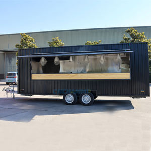 Chammp Mobile 220V Remorque de cuisine complète avec glace, pizza, café, hot-dog, restauration rapide, frites - Product Image 2