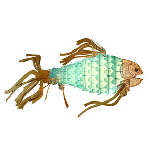 Lámparas de <span class=keywords><strong>carpa</strong></span> de araña de pescado de restaurante de olla caliente china de altura ajustable para decoración de proyectos de catering de vestíbulo de Hotel - Product Image 6