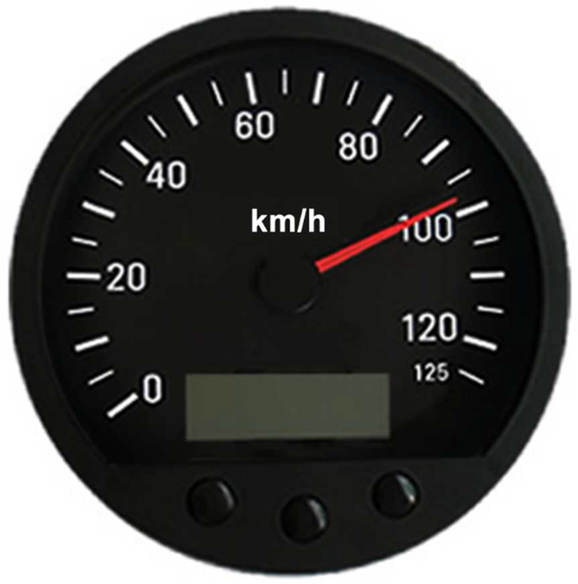 140mm Pulse Speedometer with Trip Odometer CANBUS Speedometer