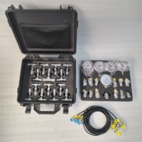 Kit de test de pression hydraulique pour excavatrice, manomètre 5 fonctions pour pièces de machines de construction