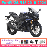Kit de carénage complet moulé par injection pour moto, compatible avec YAMAHA R125 R15 R 125 2019 2020 2021 2022 2023 2024, kits de carénages de carrosserie