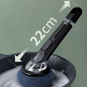 Distributeur de <span class=keywords><strong>liquide</strong></span> FF5029 avec têtes remplaçables, brosse à <span class=keywords><strong>vaisselle</strong></span> à long manche, brosse à <span class=keywords><strong>vaisselle</strong></span> avec distributeur de <span class=keywords><strong>savon</strong></span> pour la cuisine - Product Image 4