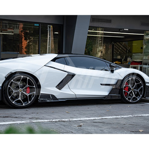 MSY Style Revuelto Full Visible Carbon Fiber <b>Side</b> Skirts For Lamborghini Revuelto Body Kits - Product Image 2