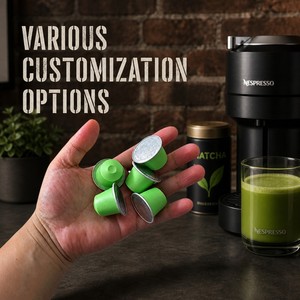 Authentic Matcha Espresso Pods For Multi Brand <b>Coffee</b> <b>Machines</b> Organic Natural Health <b>Green</b> Tea Drink Capsules Bulk - Product Image 1